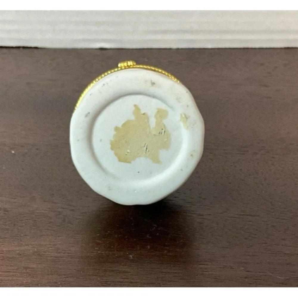 Dept 56 Snowbabies Hinged Trinket Box Praying Angel Snow Baby 3.5